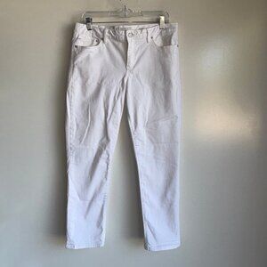 LUCKY BRAND Lolita Crop Skinny Jeans Size 12/31 White